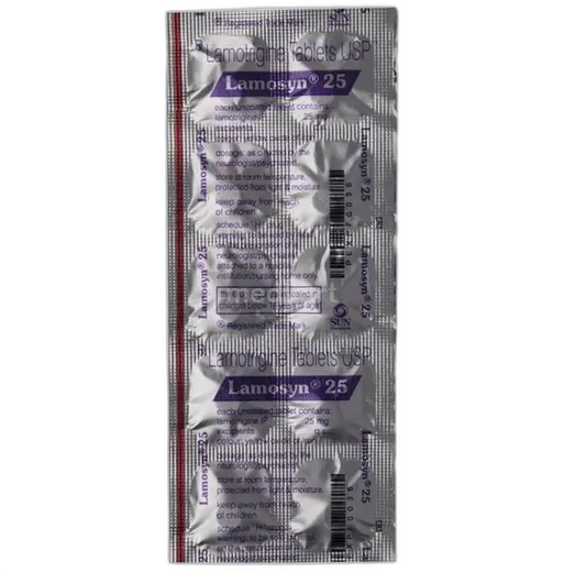 lamosyn 25mg tablet 10's